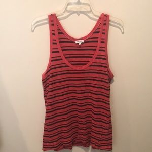 Splendid Red and Navy Striped Tank - Size Small